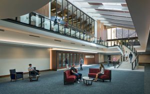Pepperdine Law School open concept remodel with gathering areas for students